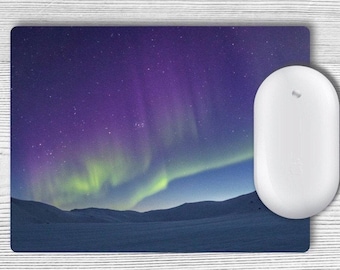Mouse Pad Northern Lights Aurora Borealis Printed Design Home Office Gift Mouse Mat Aurora Borealis Mousepad
