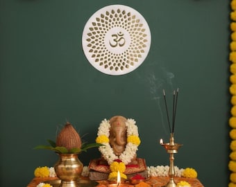 OM  Wall Art – Spiritual Hindu Symbol Acrylic Wall Decor