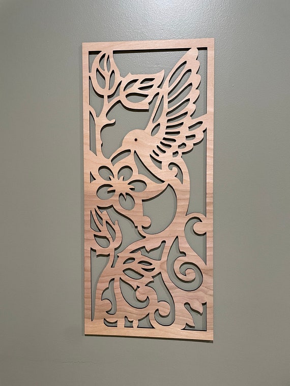 Laser Cut Wood Wall Art Etsy