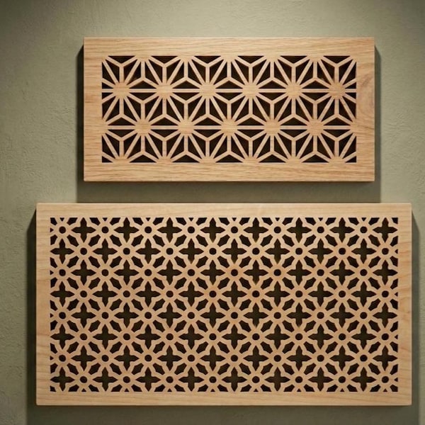 Custom 1/4 thick Wooden Vent Cover for Walls and Ceilings