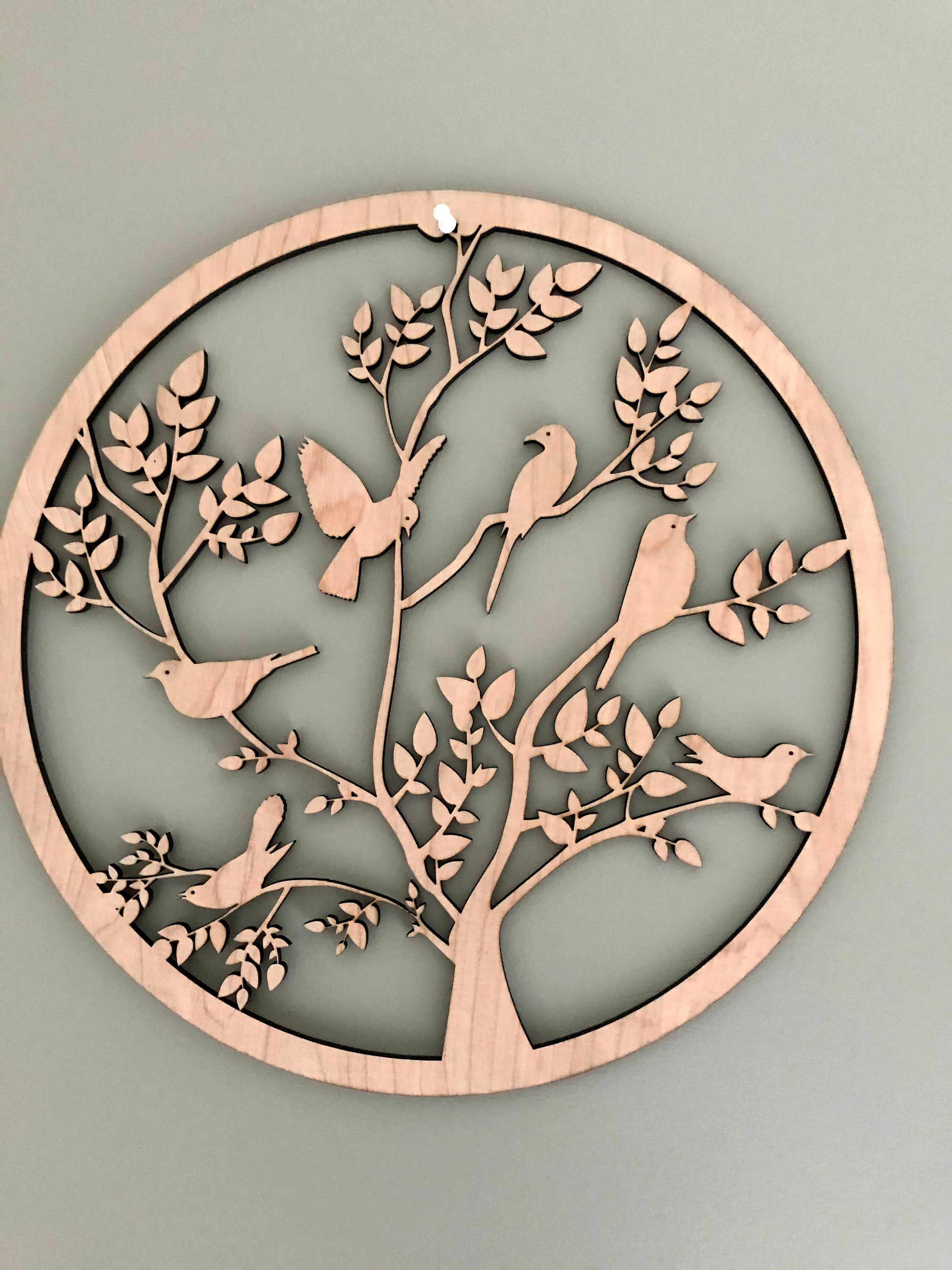 Tree of life wood wall art Etsy.de