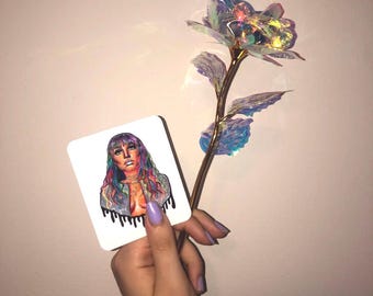 Miley Cyrus Drip in Color Sticker