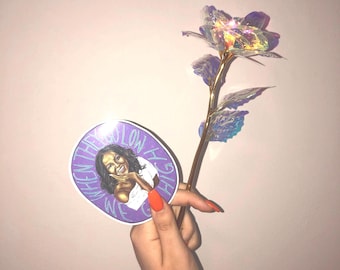 Michelle Obama We Go High Sticker