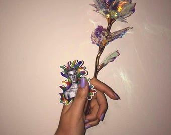 Justin Bieber Color Blob Sticker