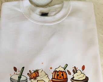 Pumpkin Spice Latte Hoodie: Unisex Coffee Lover Sweatshirt