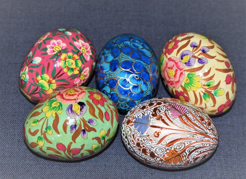 Assorted Easter Eggs Easter Eggs Handmade Painted Eggs Etsy