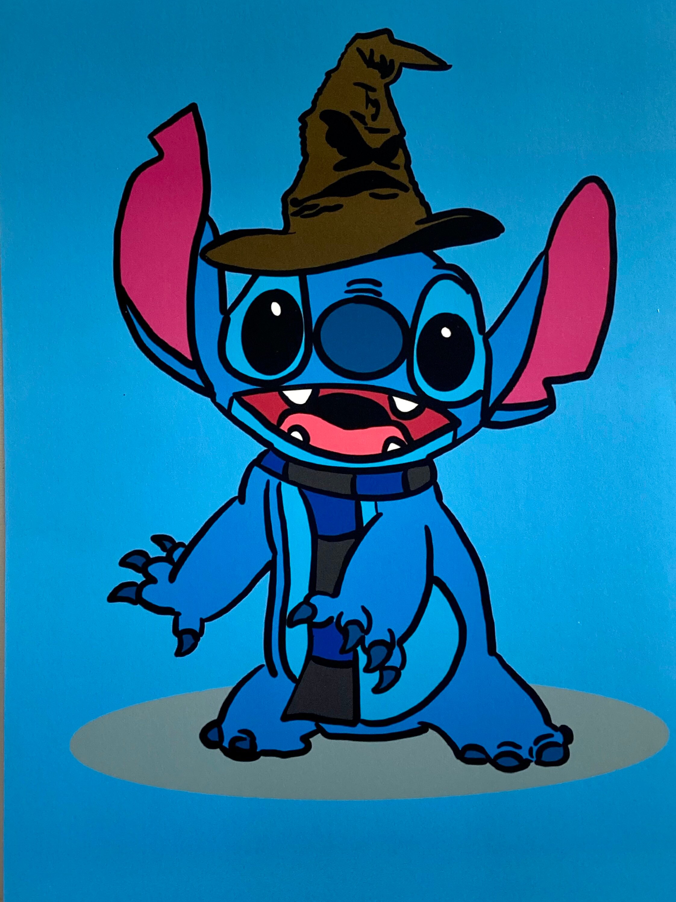 DISNEY Harry potter A4 Art Print / Ravenclaw Stitch / Wall art Etsy