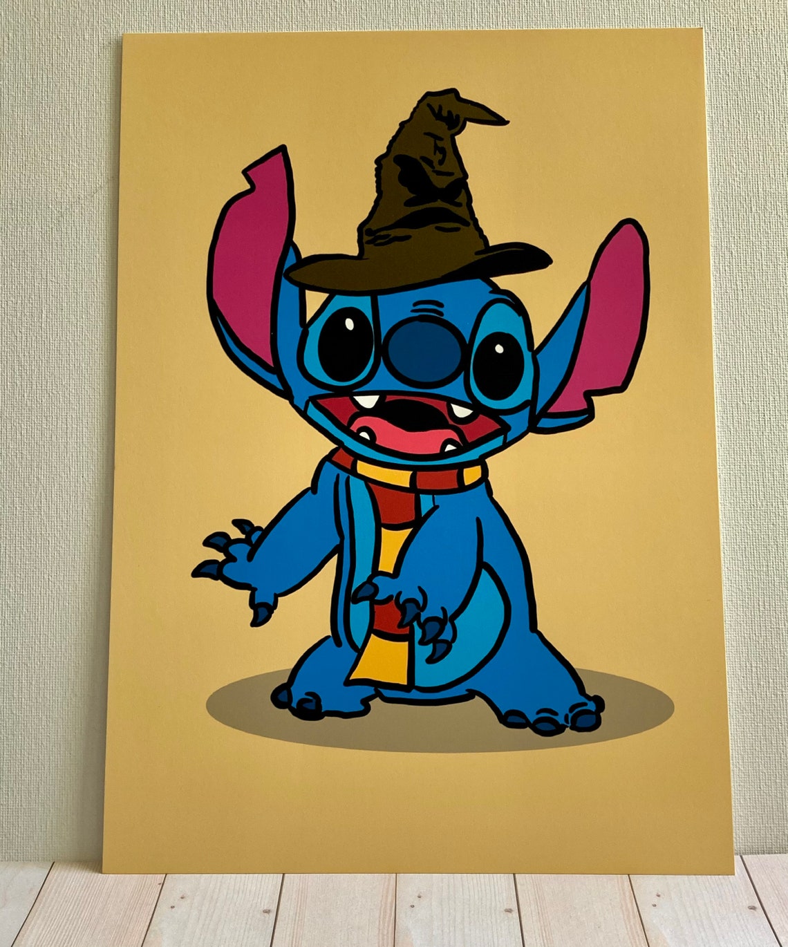 DISNEY Harry potter A4/A5 art Print / Gryffindor Stitch / Wall | Etsy