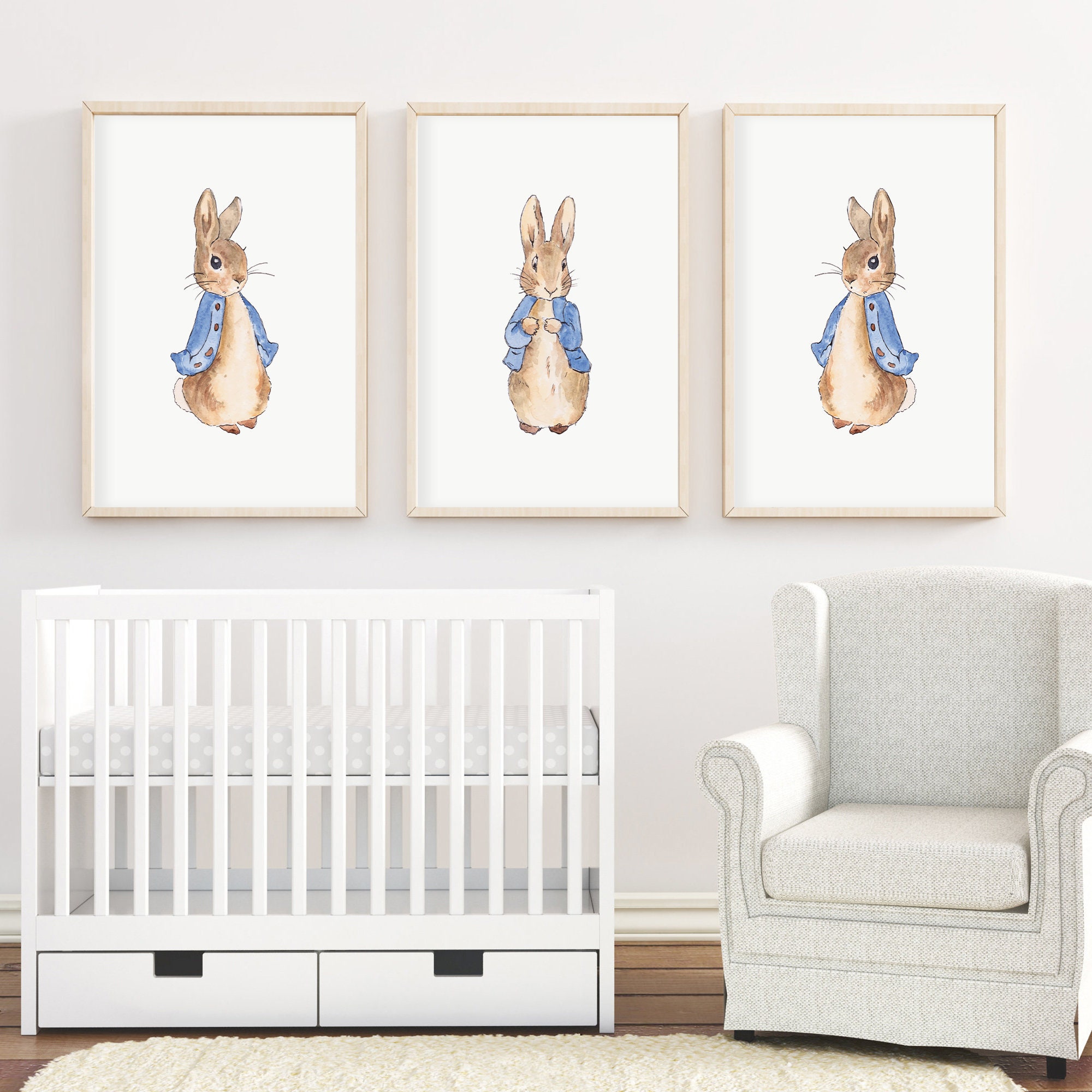 Peter Rabbit Nursery Prints Baby Boys Print Peter Rabbit Etsy