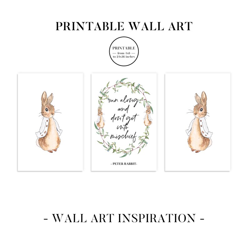 peter rabbit beatrix potter quotes white peter rabbit etsy