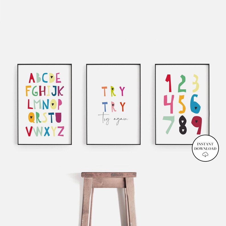 Download Teacher Poster Bundle Motivational Quote Student Rainbow ...