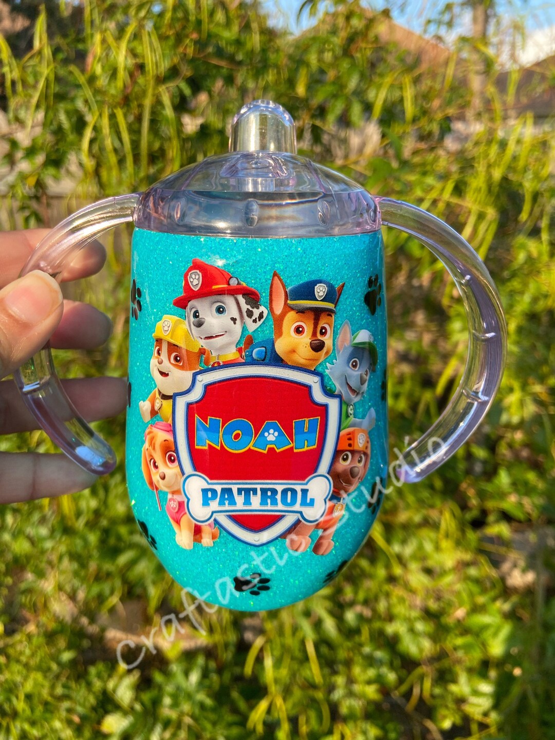 Paw Patrol Sippy Cup/10oz Custom Paw Patrol Tumbler/stainless Etsy