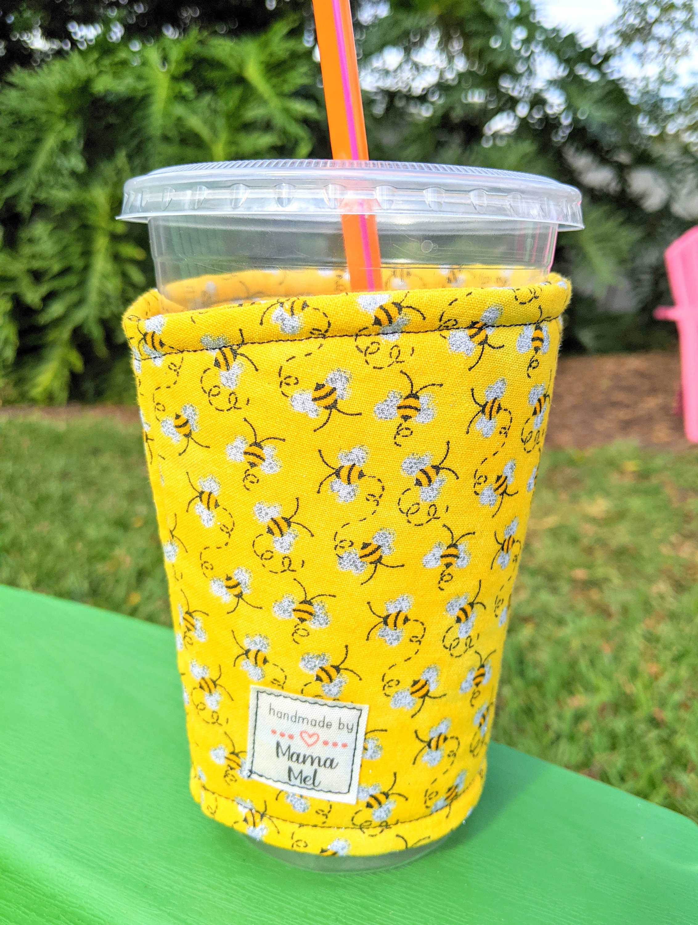 Drink Cozy 'bumble Bee' Drink Sleeve Can Sleeve Etsy