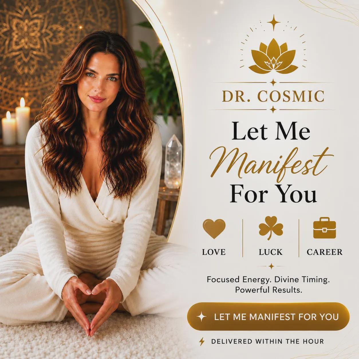 Let Me Manifest For you: Personalized Manifestation Ritual & Psychic Medium Reading For Love, Career, Luck, Success