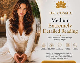 Medium Psychic Reading, No Cards Clairvoyant Reading, Same Hour Reading, Telepathy Reading, Psychic Spiritual Advice, No tools