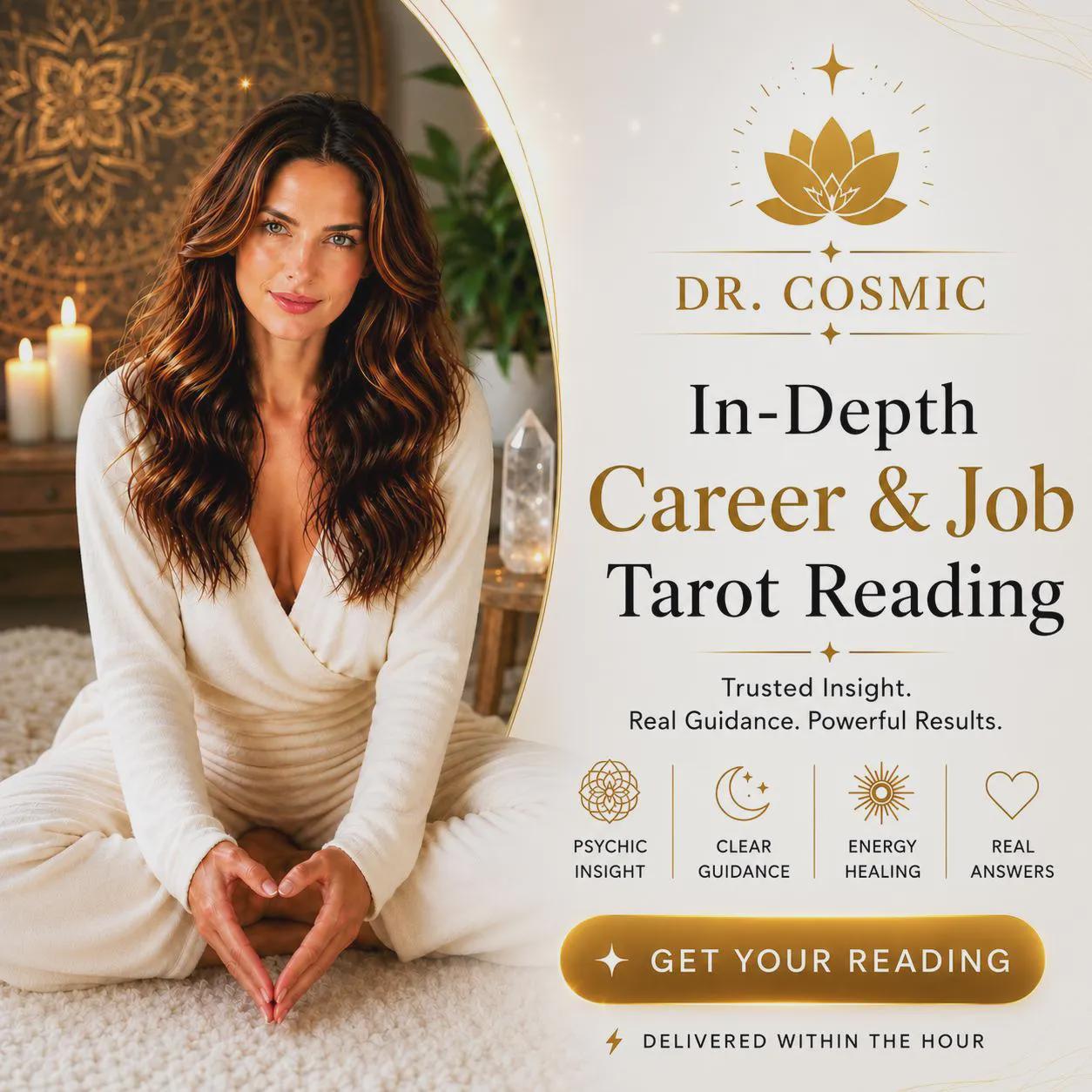 In-Depth Career Tarot Reading: Same Hour Job, Work, Business Insight (Written)