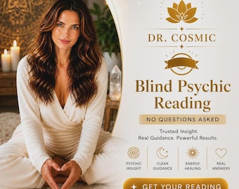 Blind Psychic Reading | Personalized General Energy Spirit Messages Intuitive | Same Hour