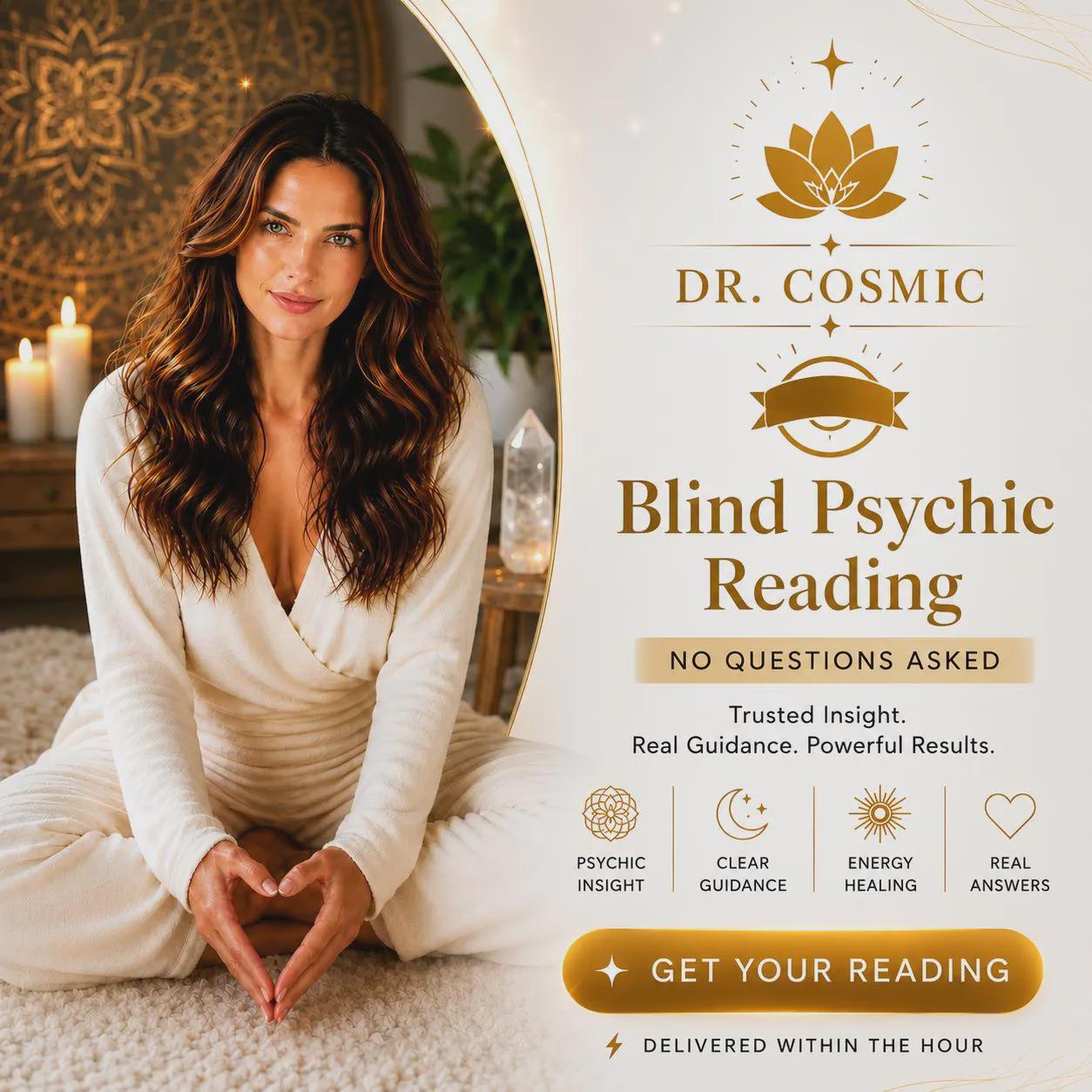 Blind Psychic Reading | Personalized General Energy Spirit Messages Intuitive | Same Hour