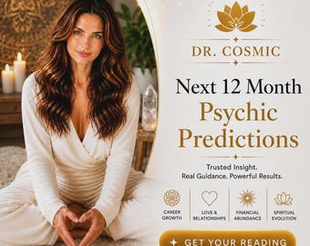 Next 12 Months Psychic Predictions, Love Career & Life Guidance, Year Ahead Insight