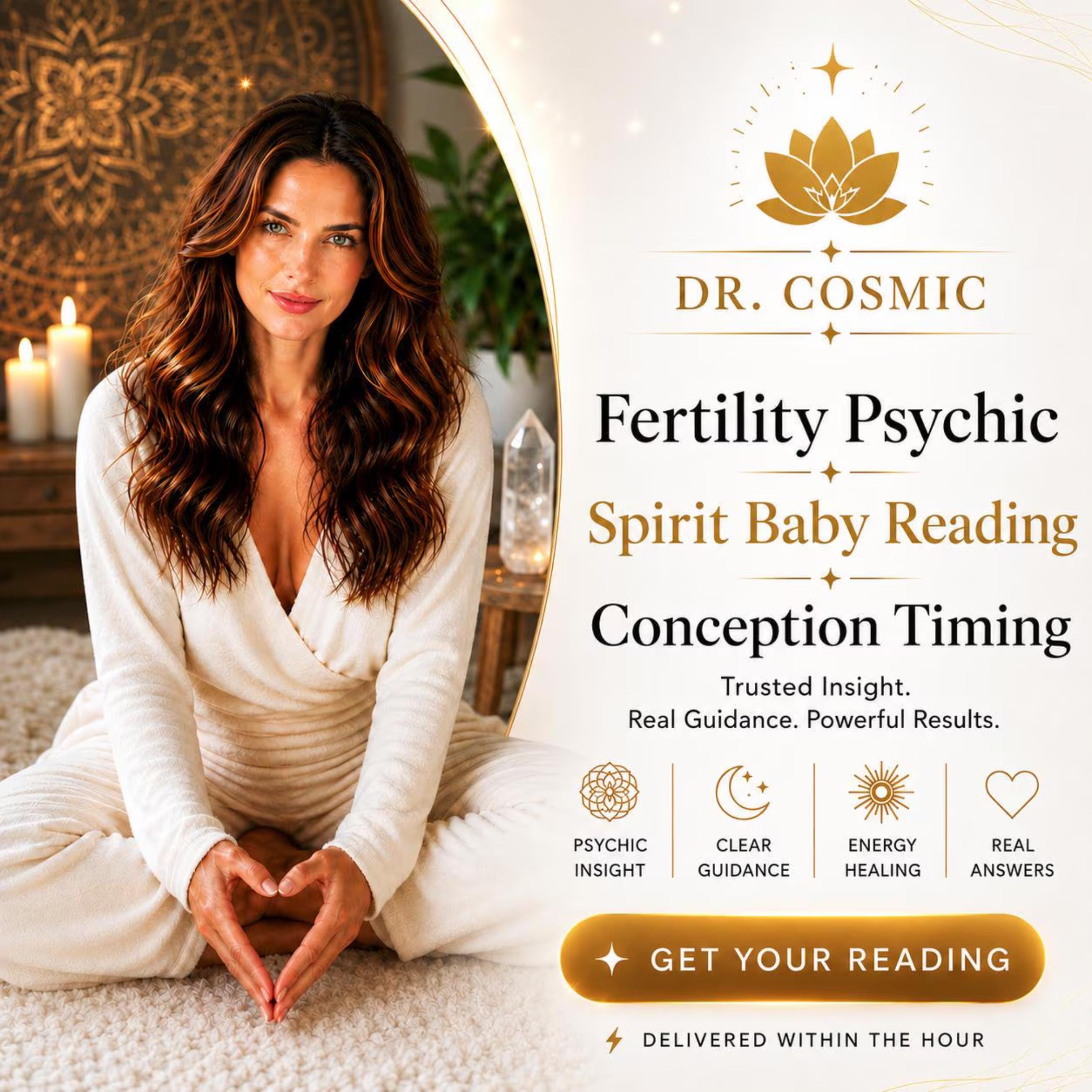 Fertility Reading | Personalized Spirit Baby Conception Timing Pregnancy | Same Hour