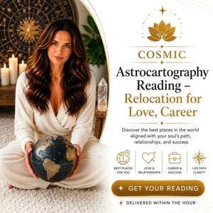 Location Energy Reading – Astrocartography Thrive Zones & Relocation Insight, Accurate Psychic PDF