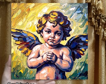 【SM号】 天使候補 01 油画 油彩 oil painting il_340x270.6986047530_s9px.jpg
