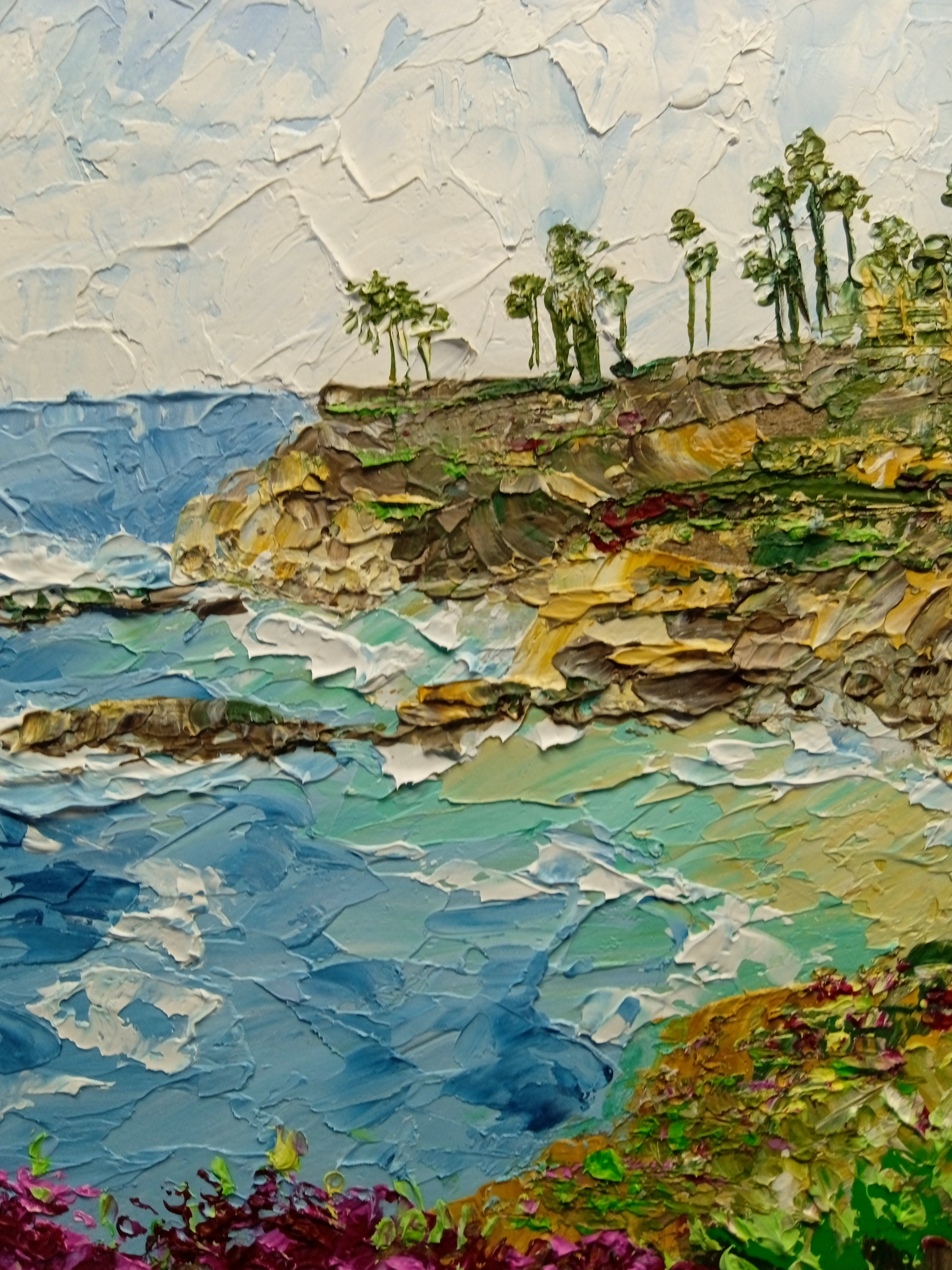 Seascape Laguna Beach Painting California Original Art Beach Etsy