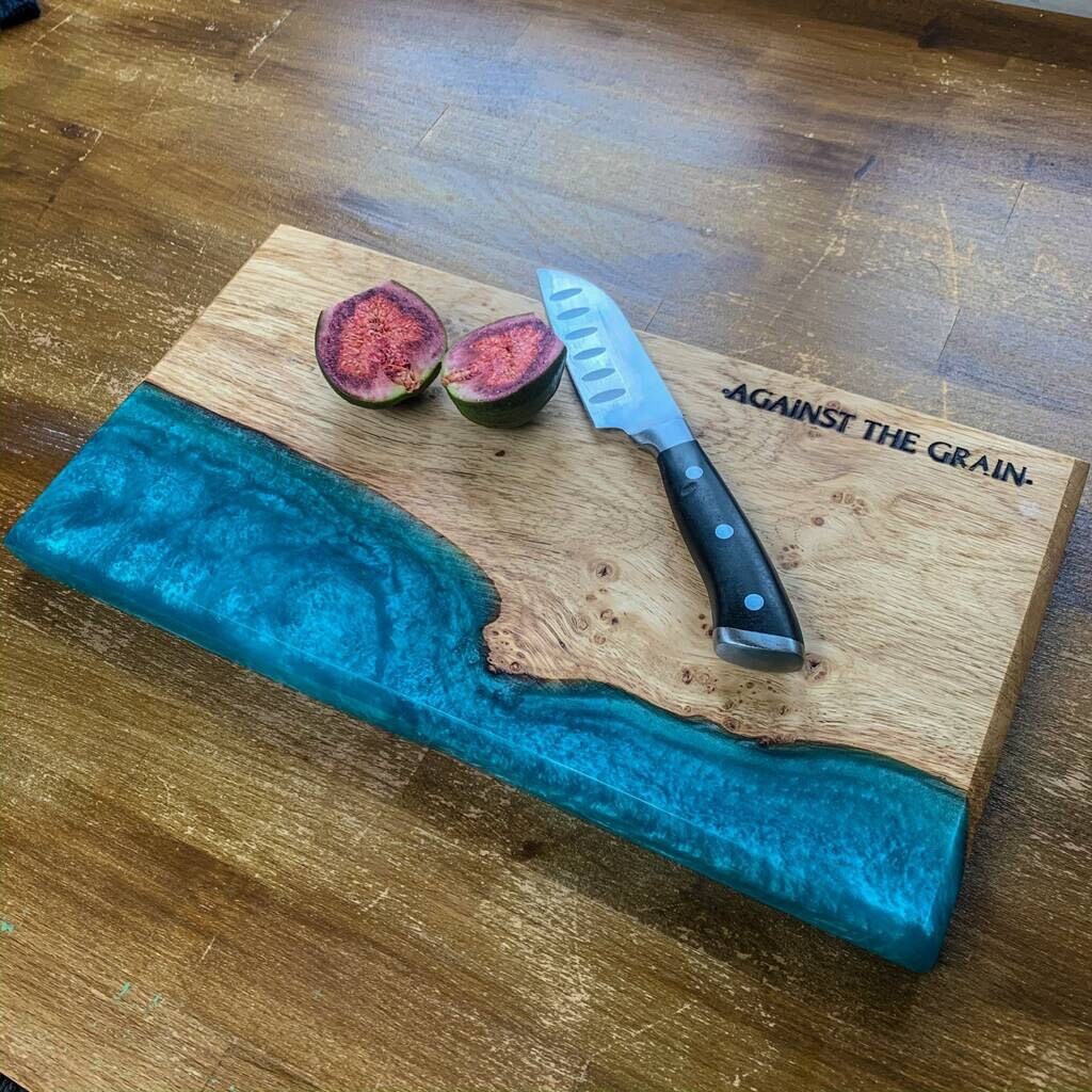 Resin chopping boards tables benches kitchen worktops Etsy