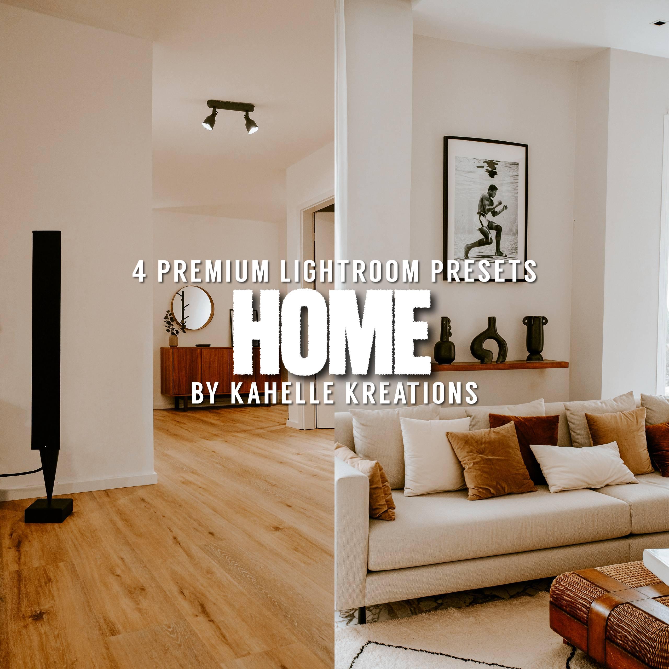 Home Lightroom Presets | 4 Mobile & Desktop Presets for Instagram and ...