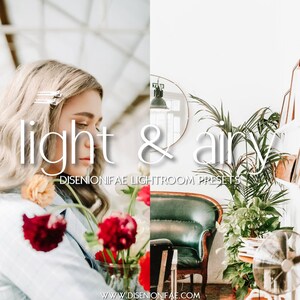 10 LIGHT and AIRY Lightroom Presets for Mobile and Desktop, Clean Tone, Bright White, Influencers, Blogger, For Indoor and Outdoor, Everyday
