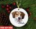 Custom Pet Portrait Ornament - Dog Loss Gift - Dog Memorial - Pet Christmas Ornaments - Custom Cat Ornament - Dog Ornament Personalize 