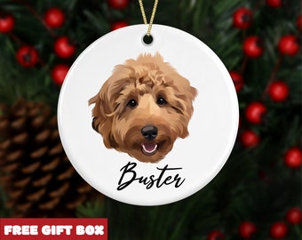 Personalized Pet Ornament, Custom Pet Christmas Ornament, Pet Ornament Personalized With Photo, Pet Memorial Remembrance Ornament