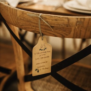 Segnaposto-segnaposto matrimonio-segnaposto in legno-segnaposto foglie ulivo-segnaposto country chic