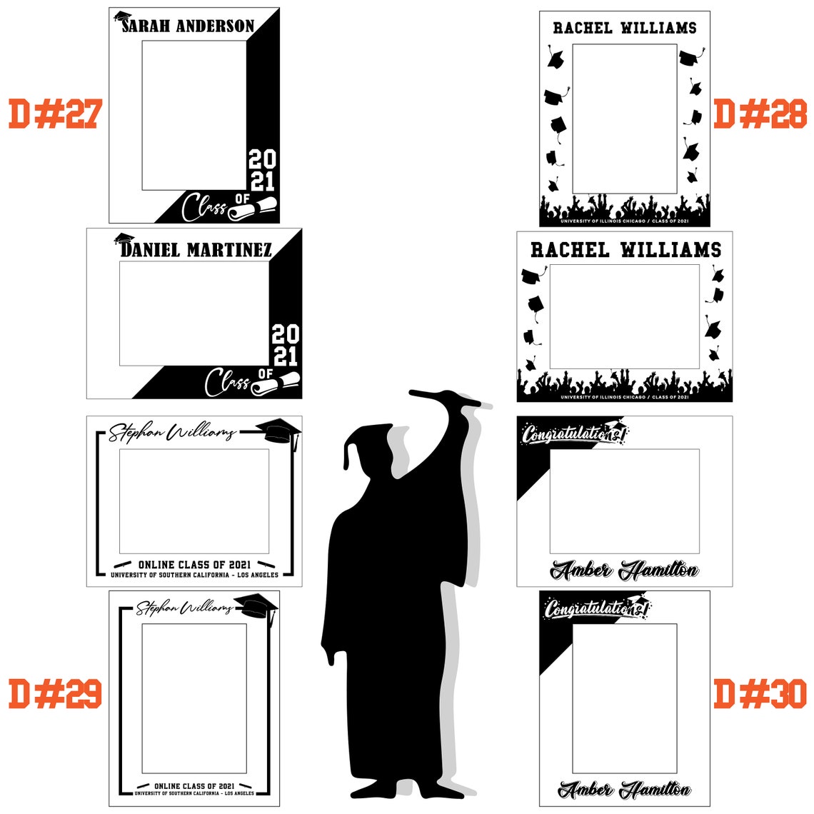 Personalized Engraved Graduation Picture Frame Congrats Etsy