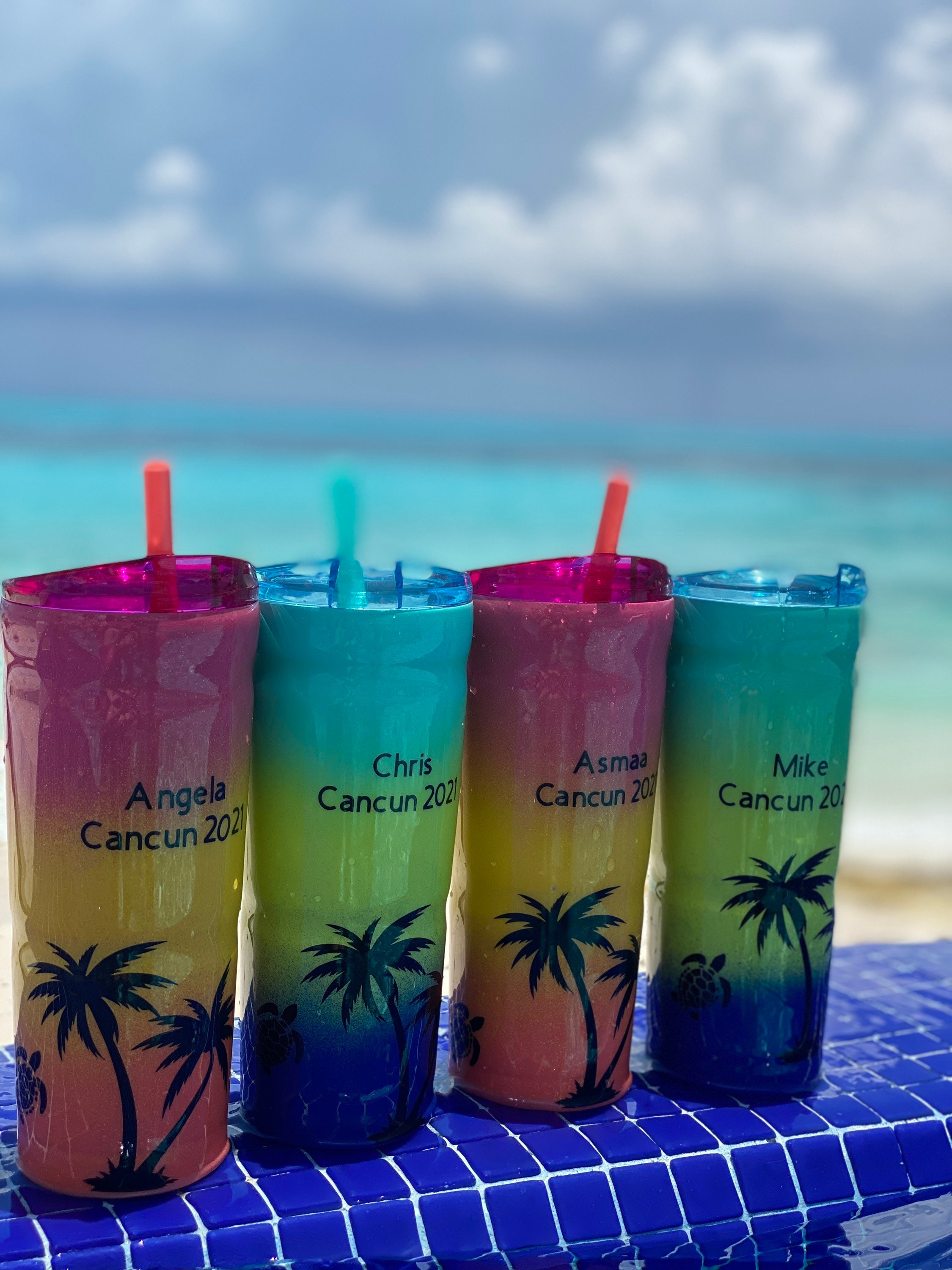 Vacation fun personalized tumblers Etsy