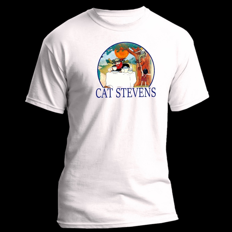 Cat Stevens Tshirt, Tea for the Tillerman, Cat Stevens Gift, Cat