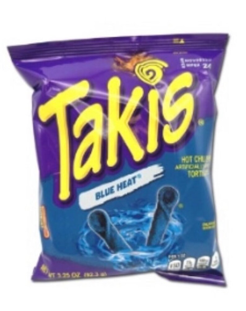 Takis Fuego and Takis Blue Heat Etsy