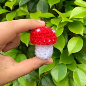 Mini Crochet Amigurumi Mushroom