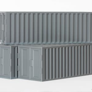 Wargaming Terrain: Modern Shipping Container - 3D Printed