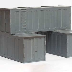 Wargaming Terrain Shipping Container - 3D Printed