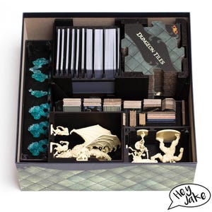 D&D - Encarte e organizador do jogo de tabuleiro Castle Ravenloft - Impressão 3D!