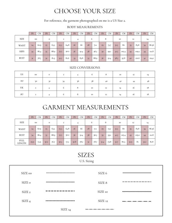 Brooks brothers size chart women's hot sale