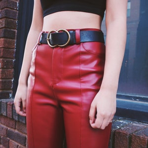 Leather Pants Digital PDF Sewing Pattern // US Size 00-14 // Instant Download with 4 Printable Sizes // With AND Without Pockets image 2