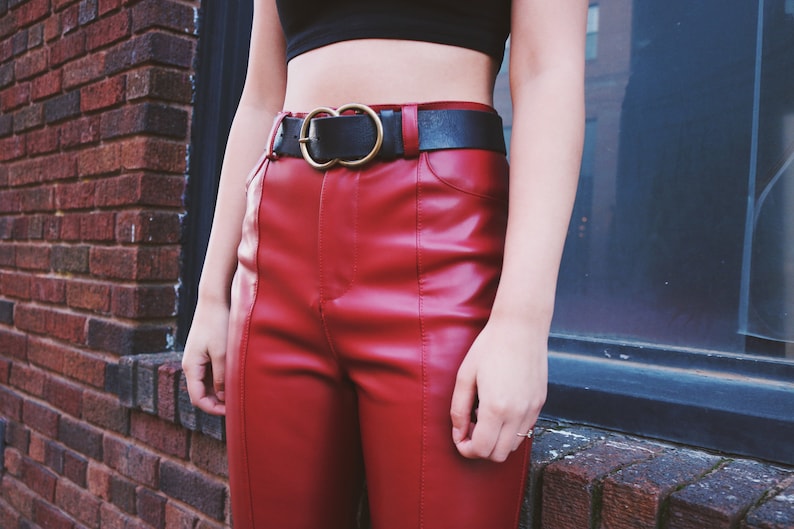 Leather Pants Digital PDF Sewing Pattern // US Size 00-14 // Instant Download with 4 Printable Sizes // With AND Without Pockets image 2