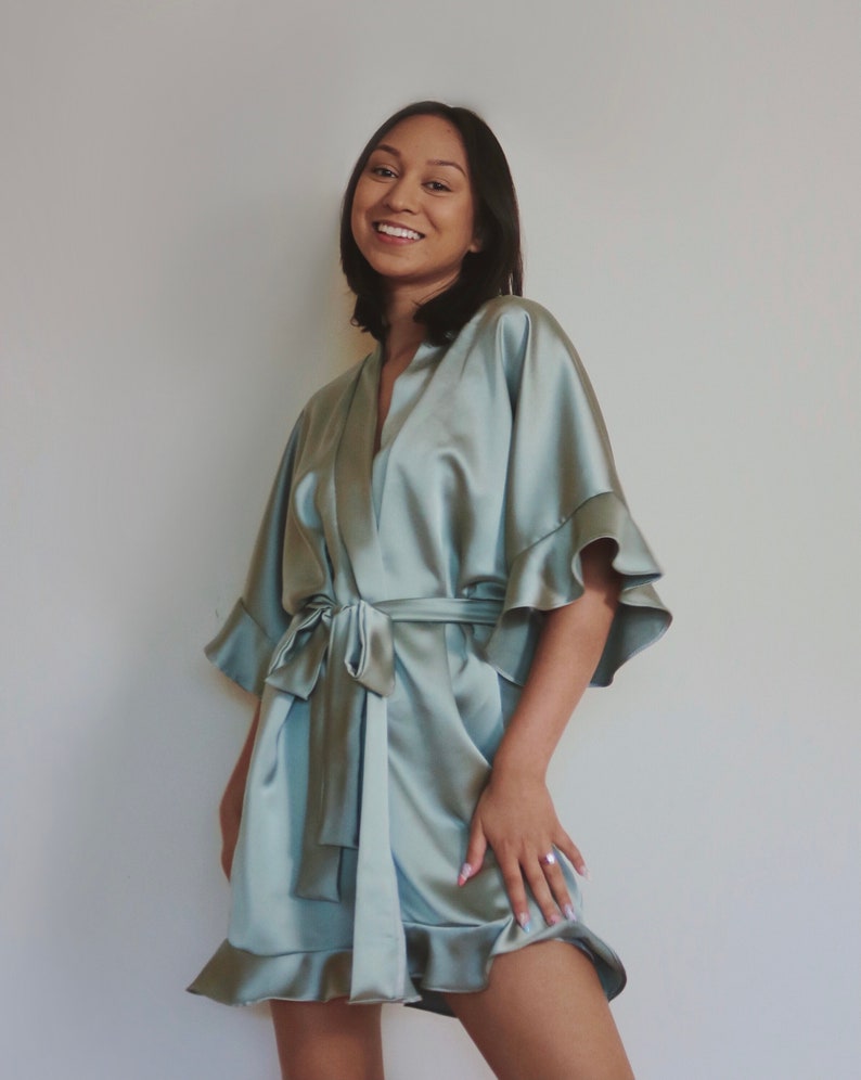 Robe Digital PDF Sewing Pattern 2 Styles: Plain and Flounce // Size XS-XL // Instant Download with 4 Printable Sizes image 6