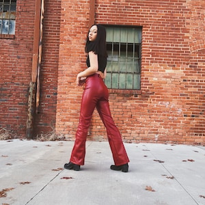 Leather Pants Digital PDF Sewing Pattern // US Size 00-14 // Instant Download with 4 Printable Sizes // With AND Without Pockets image 3