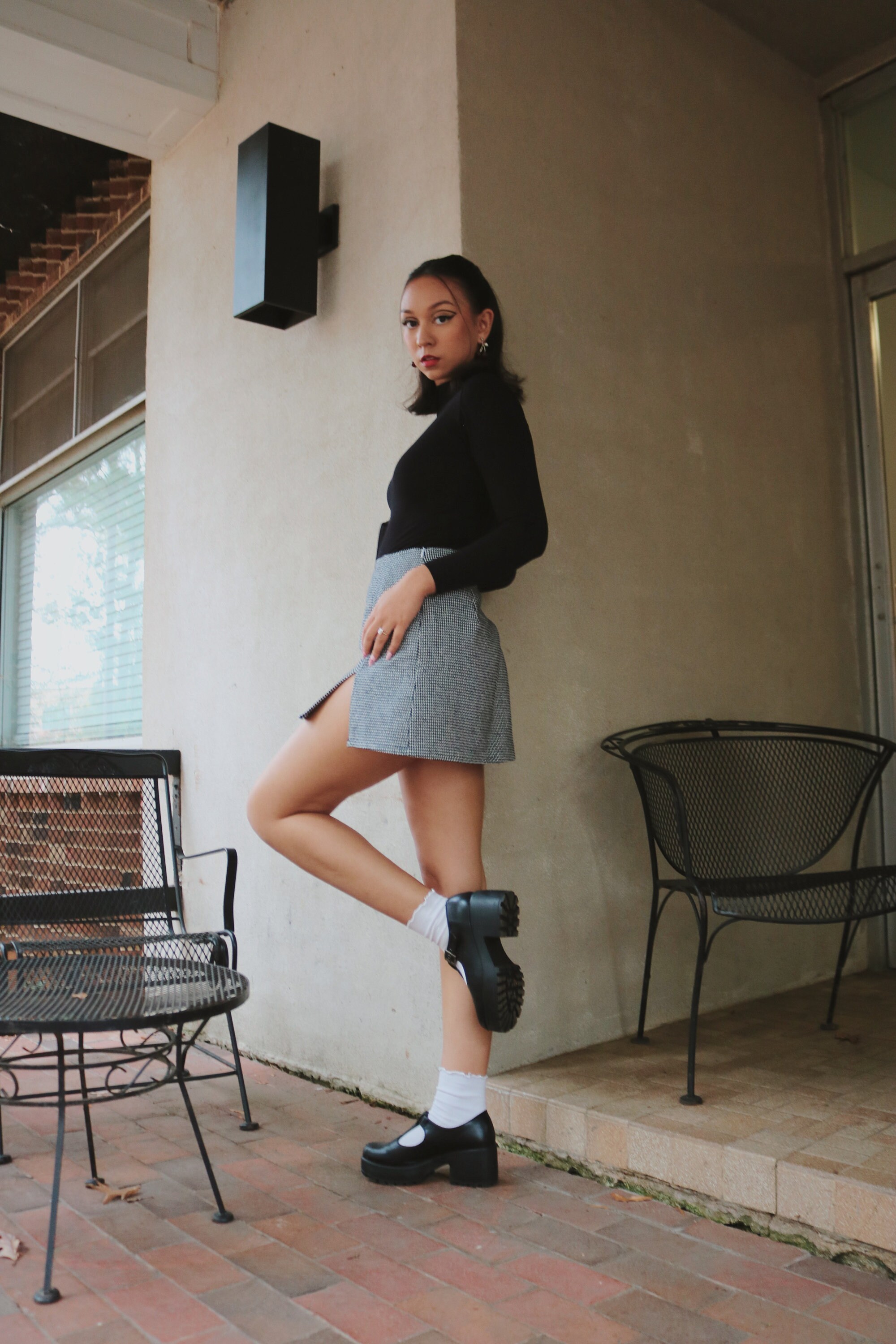Double Slit Skirt Digital PDF Sewing Pattern // US Size 00