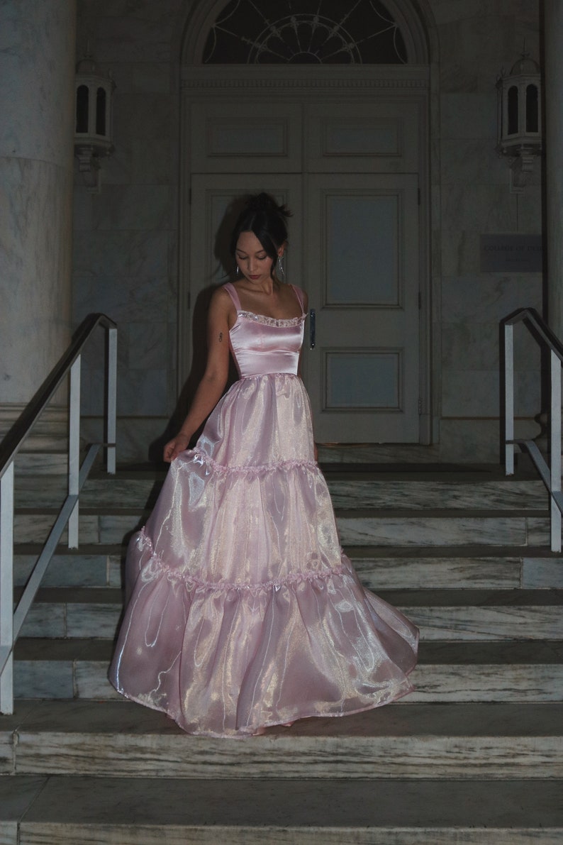 Patron de couture PDF numérique robe à volants avec options Mini, Midi et Maxi robe de bal et d'invitée de mariage//taille US 00-14 image 3