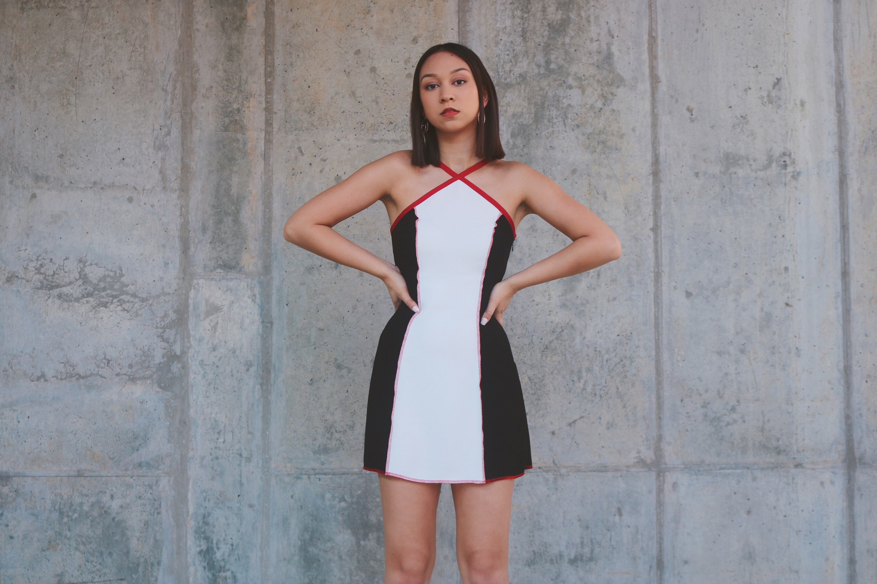 halter mini dress pattern Mini Dress Pattern