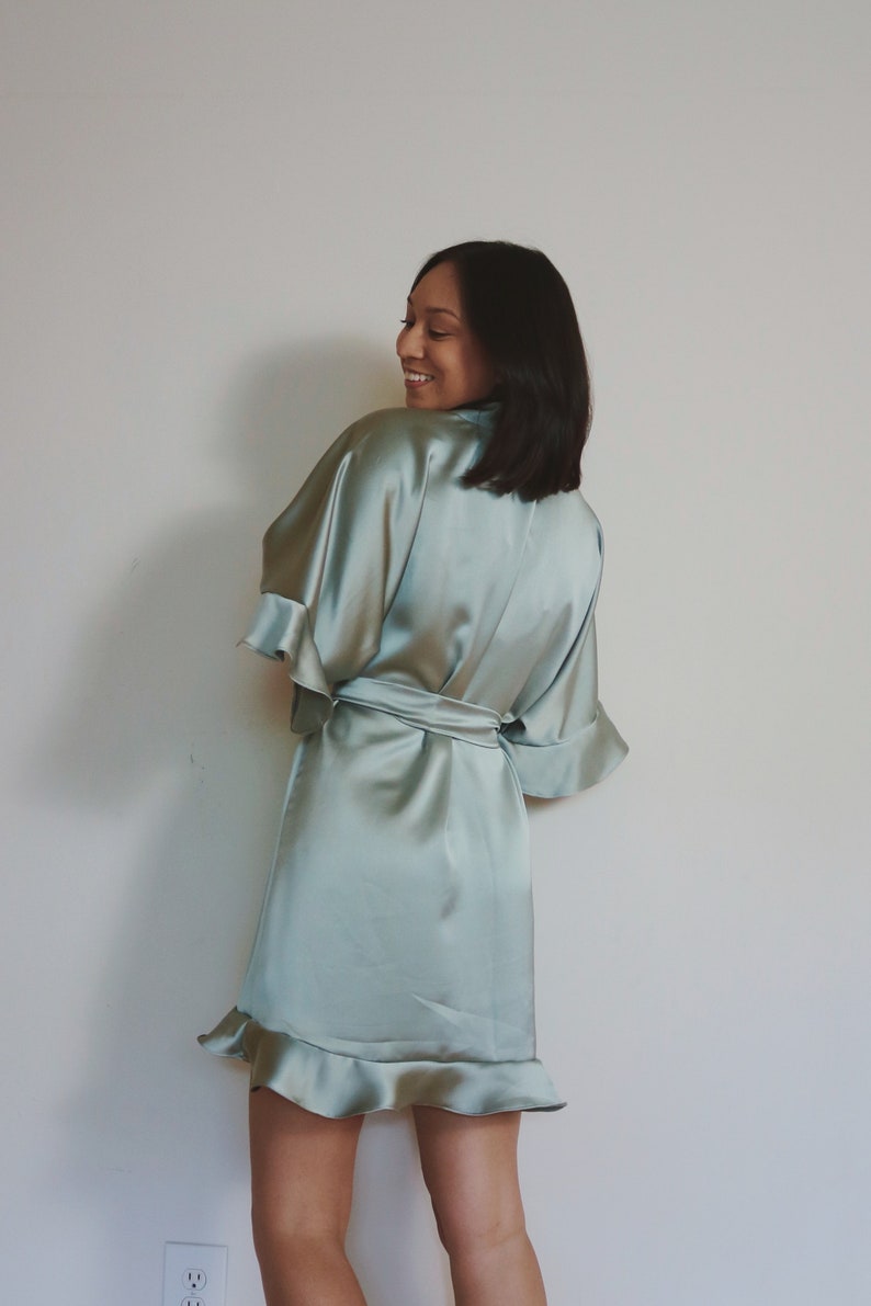 Robe Digital PDF Sewing Pattern 2 Styles: Plain and Flounce // Size XS-XL // Instant Download with 4 Printable Sizes image 4